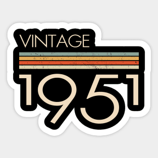 Vintage Classic 1951 Sticker